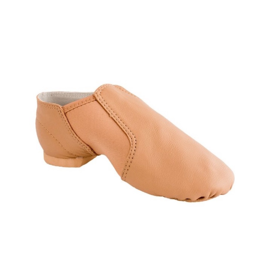 New in Box! Dance Class Gloria Leather Slip-on
Jazz Shoe, Caramel, size 4